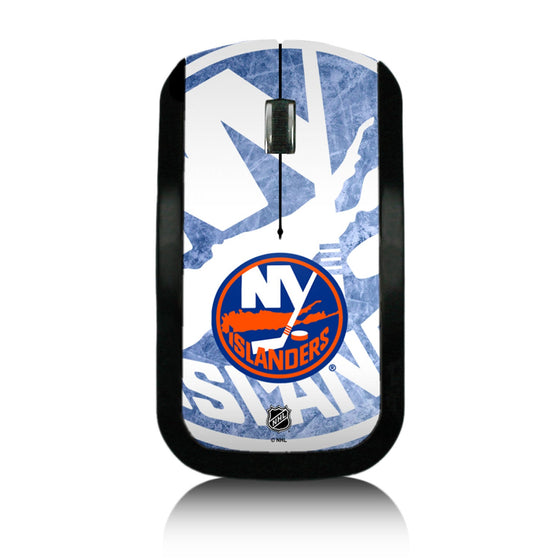 New York Islanders Ice Tilt Wireless Mouse-0