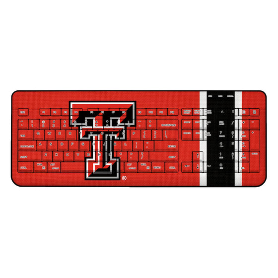Texas Tech Red Raiders Stripe Wireless USB Keyboard-0