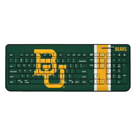 Baylor Bears Stripe Wireless USB Keyboard-0