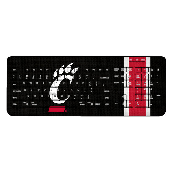 Cincinnati Bearcats Stripe Wireless USB Keyboard-0