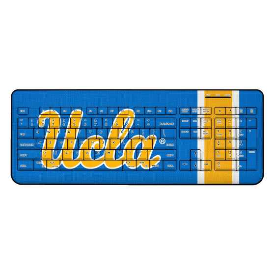UCLA Bruins Stripe Wireless USB Keyboard-0