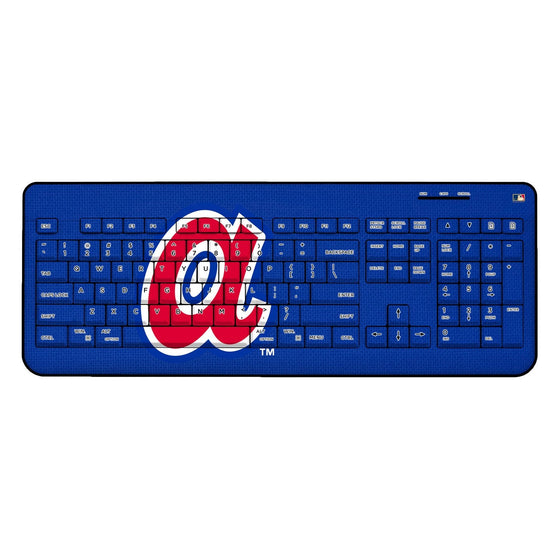 Atlanta Braves 1972-1980 - Cooperstown Collection Solid Wireless USB Keyboard - 757 Sports Collectibles