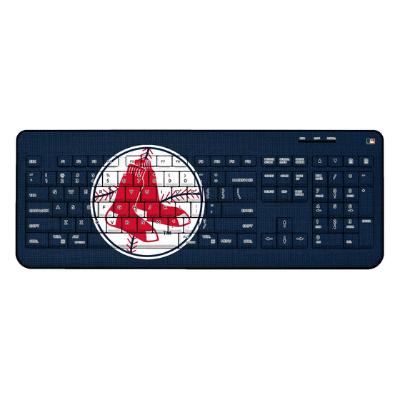 Boston Red Sox 1970-1975 - Cooperstown Collection Solid Wireless USB Keyboard - 757 Sports Collectibles