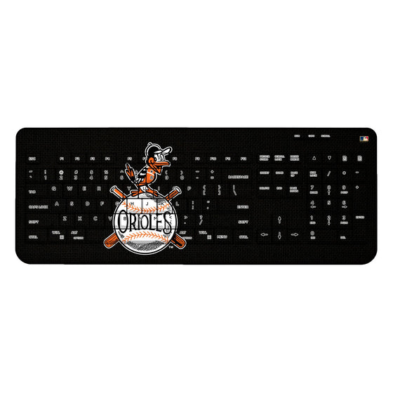Baltimore Orioles 1954-1963 - Cooperstown Collection Solid Wireless USB Keyboard - 757 Sports Collectibles
