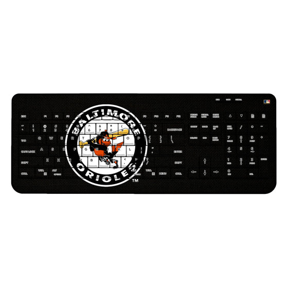Baltimore Orioles 1966-1969 - Cooperstown Collection Solid Wireless USB Keyboard - 757 Sports Collectibles