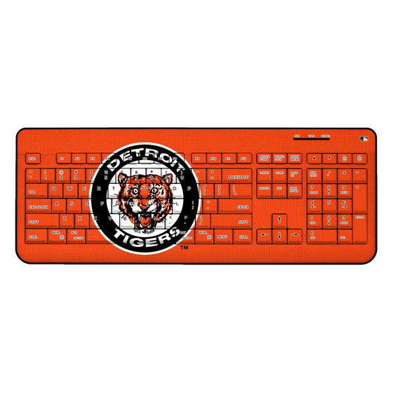 Detroit Tigers 1961-1963 - Cooperstown Collection Solid Wireless USB Keyboard - 757 Sports Collectibles