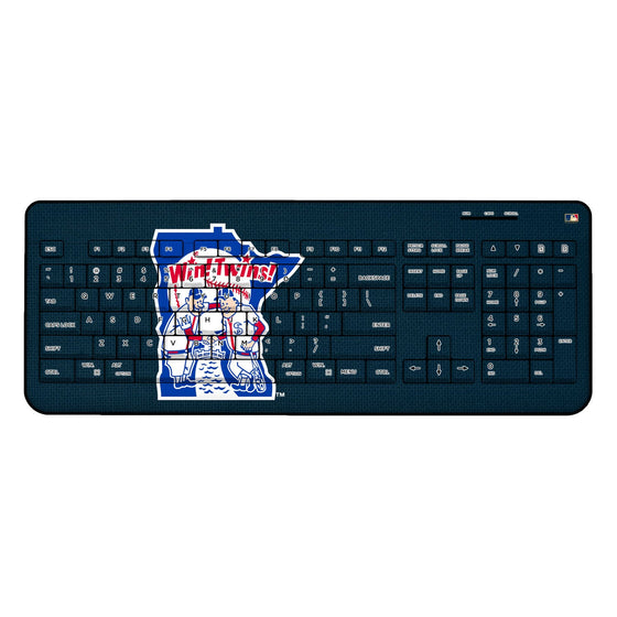 Minnesota Twins 1976-1986 - Cooperstown Collection Solid Wireless USB Keyboard - 757 Sports Collectibles