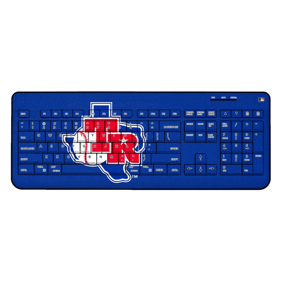 Texas Rangers 1981-1983 - Cooperstown Collection Solid Wireless USB Keyboard - 757 Sports Collectibles
