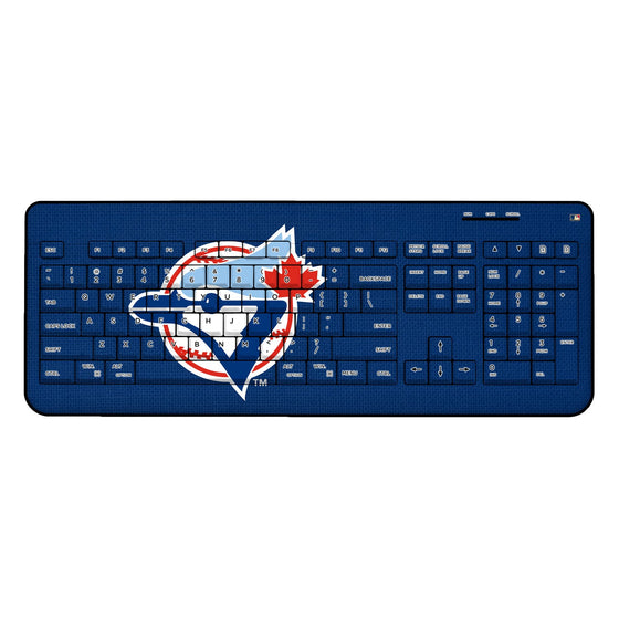 Toronto Blue Jays 1977-1988 - Cooperstown Collection Solid Wireless USB Keyboard - 757 Sports Collectibles