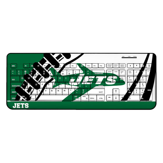 New York Jets 1963 Historic Collection Passtime Wireless USB Keyboard - 757 Sports Collectibles