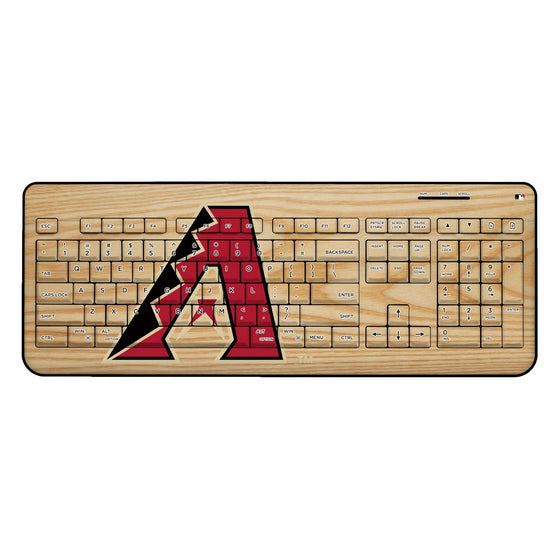 Arizona Diamondbacks D-Backs Wood Bat Wireless USB Keyboard - 757 Sports Collectibles