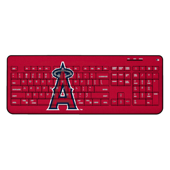 Los Angeles Angels Angels Solid Wireless USB Keyboard - 757 Sports Collectibles