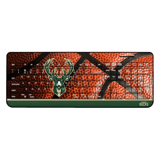 Milwaukee Bucks Basketball Wireless USB Keyboard-0