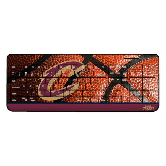 Cleveland Cavaliers Basketball Wireless USB Keyboard-0