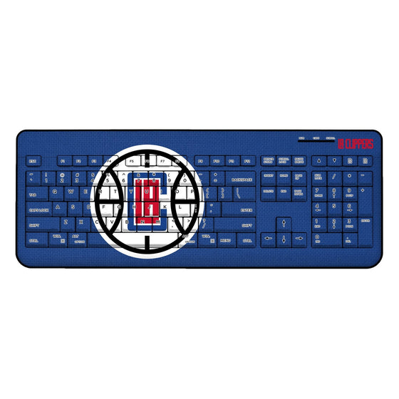 Los Angeles Clippers Solid Wireless USB Keyboard-0