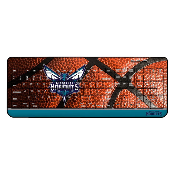Charlotte Hornets Basketball Wireless USB Keyboard-0