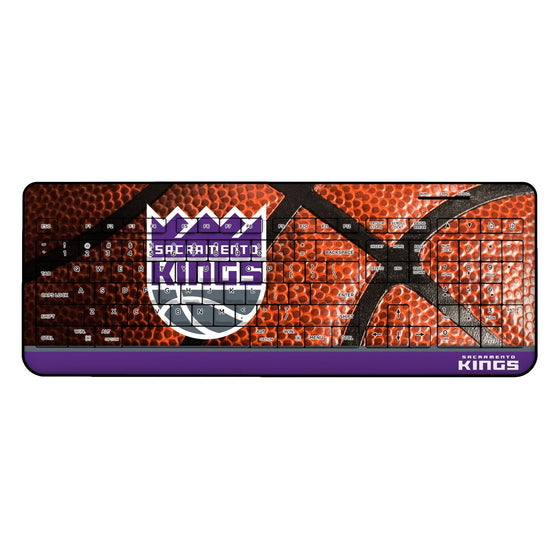 Sacramento Kings Basketball Wireless USB Keyboard-0