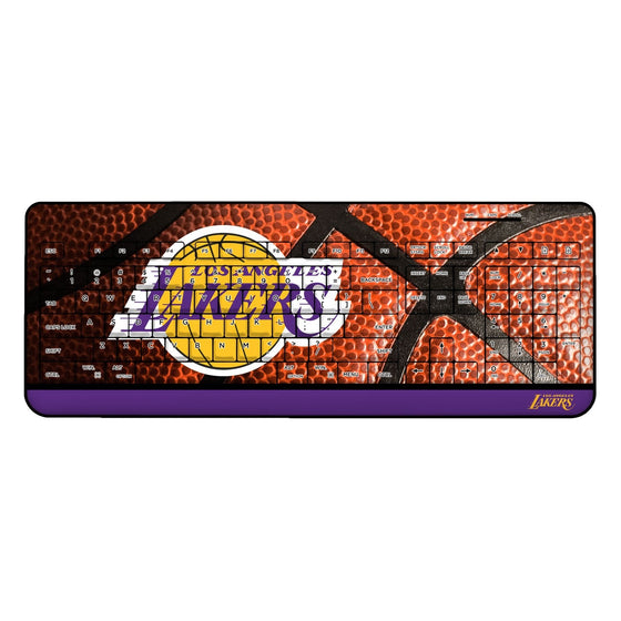 Los Angeles Lakers Basketball Wireless USB Keyboard-0
