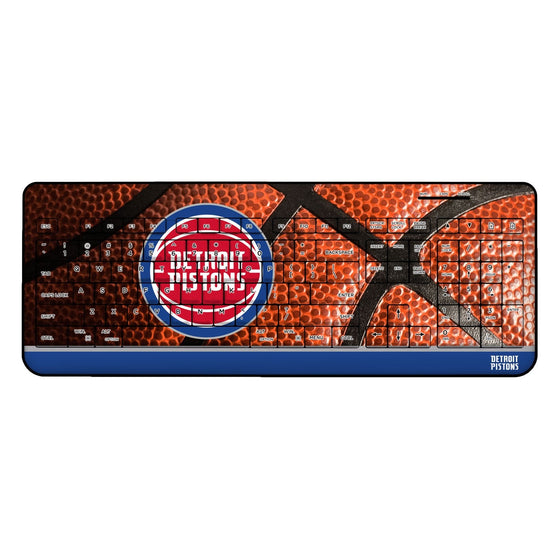Detroit Pistons Basketball Wireless USB Keyboard-0