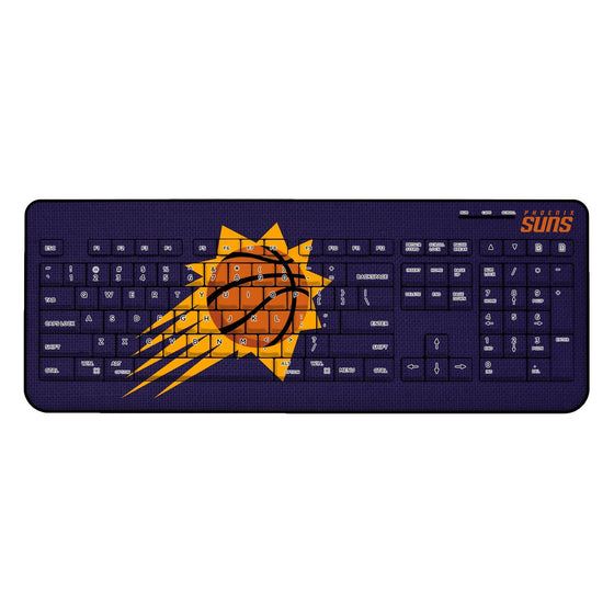 Phoenix Suns Solid Wireless USB Keyboard-0