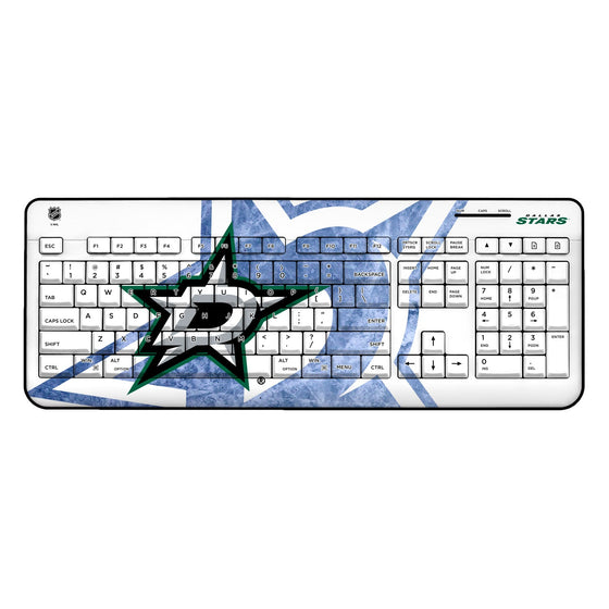 Dallas Stars Ice Tilt Wireless USB Keyboard-0