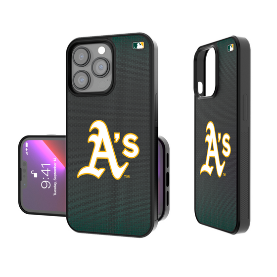 Oakland Athletics Linen Bump Phone Case-0