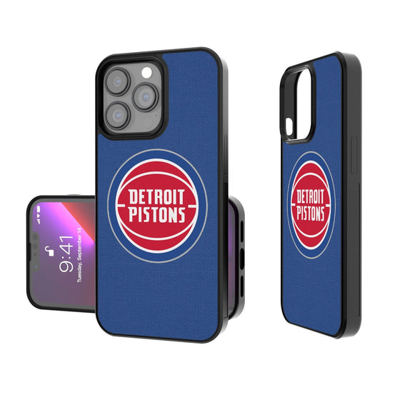 Detroit Pistons Solid Bumper Case-0