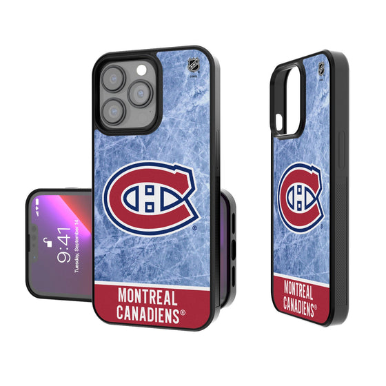 Montreal Canadiens Ice Wordmark Bumper Case-0