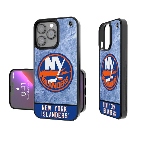 New York Islanders Ice Wordmark Bumper Case-0