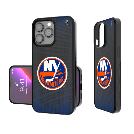 New York Islanders Linen Bump Phone Case-0