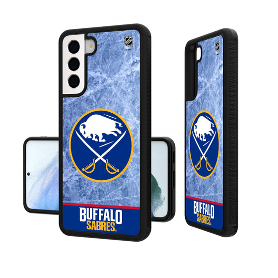 Buffalo Sabres Ice Wordmark Bumper Case-1