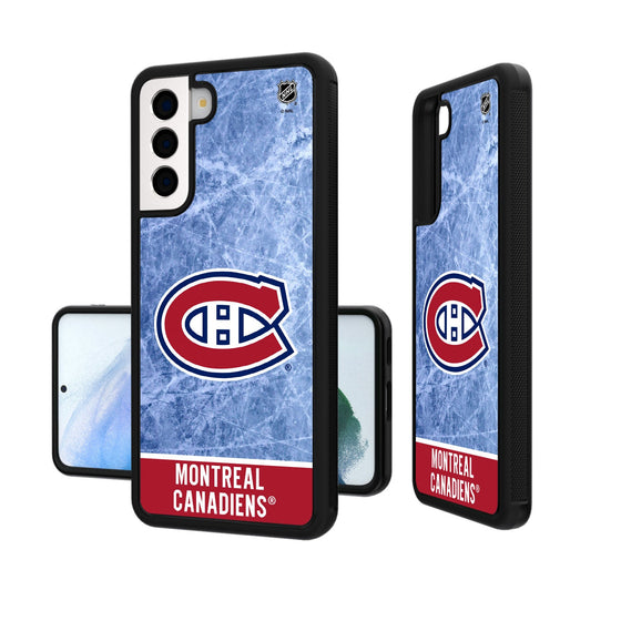 Montreal Canadiens Ice Wordmark Bumper Case-1