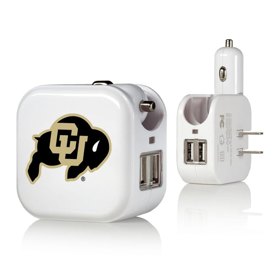 Colorado Buffaloes Insignia 2 in 1 USB Charger-0