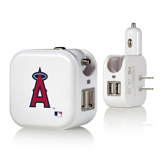Los Angeles Angels Insignia 2 in 1 USB Charger-0