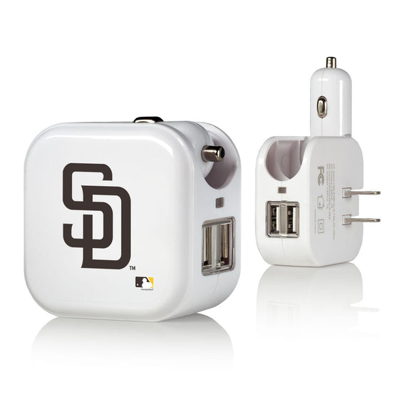 San Diego Padres Insignia 2 in 1 USB Charger-0