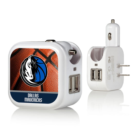 Dallas Mavericks Basketball 2 in 1 USB Charger-0