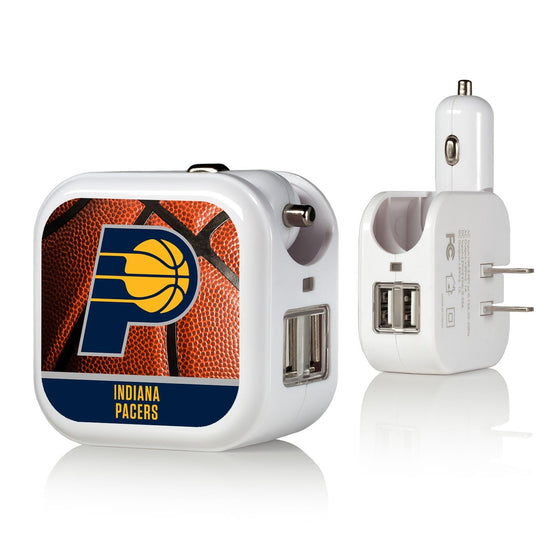 Indiana Pacers Basketball 2 in 1 USB Charger-0