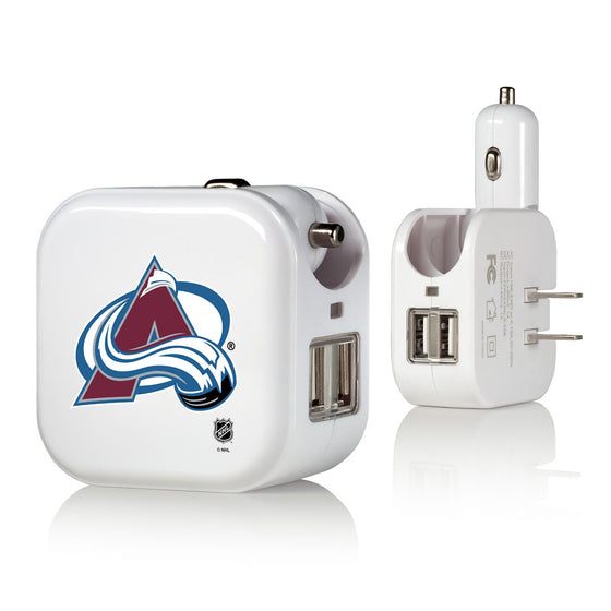 Colorado Avalanche Insignia 2 in 1 USB Charger-0