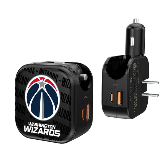 Washington Wizards Blackletter 2 in 1 USB A/C Charger-0