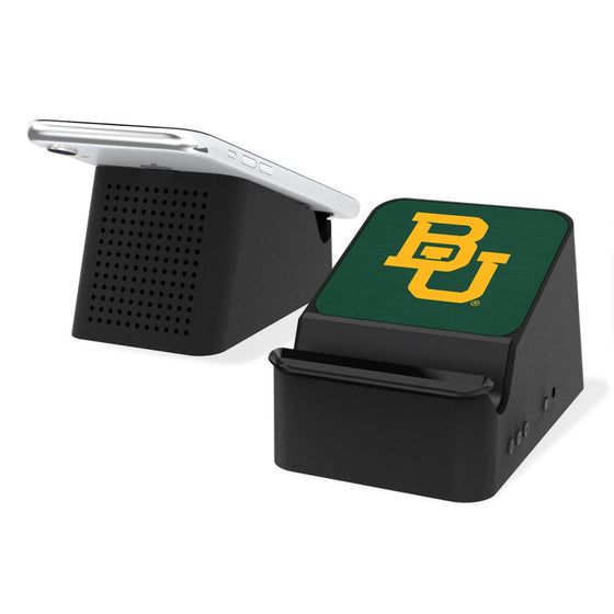 Baylor Bears Solid Wireless Charging Station and Bluetooth Speaker-0