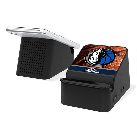 Dallas Mavericks Basketball Wireless Charging Station and Bluetooth Speaker-0