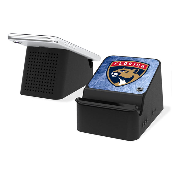 Florida Panthers Ice Wireless Charging Station and Bluetooth Speaker-0