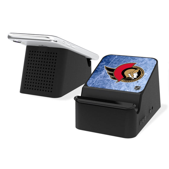 Ottawa Senators Ice Wireless Charging Station and Bluetooth Speaker-0