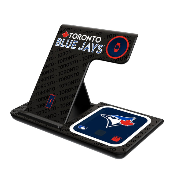Toronto Blue Jays Tilt 3 in 1 Charging Station - 757 Sports Collectibles