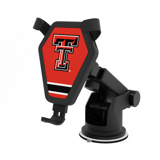 Texas Tech Red Raiders Stripe Wireless Car Charger-0