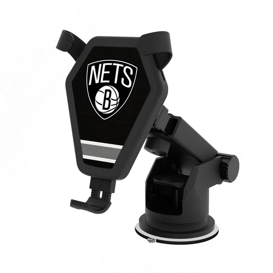 Brooklyn Nets Stripe Wireless Car Charger-0
