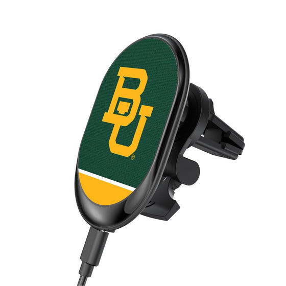 Baylor Bears Solid Wordmark Wireless Car Charger-0