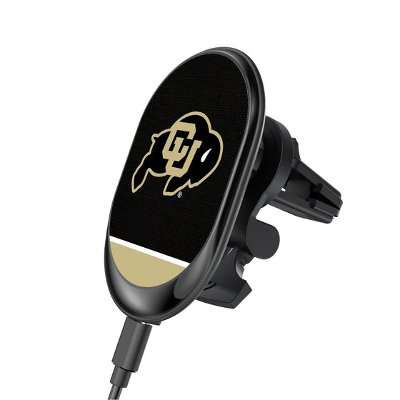 Colorado Buffaloes Solid Wordmark Wireless Car Charger-0