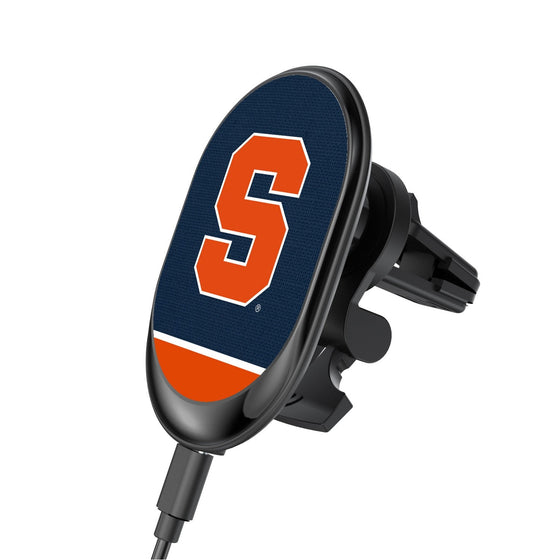 Syracuse Orange Solid Wordmark Wireless Car Charger-0