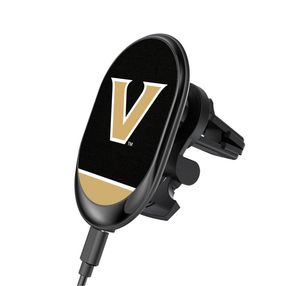 Vanderbilt Commodores Solid Wordmark Wireless Car Charger-0